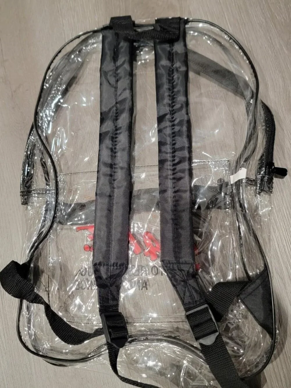 vintage clear D.A.R.E. backpack / DARE book bag 🎒